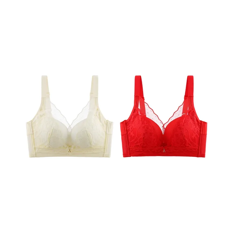 MADALLO Bra Women's 2 Pack Black-12