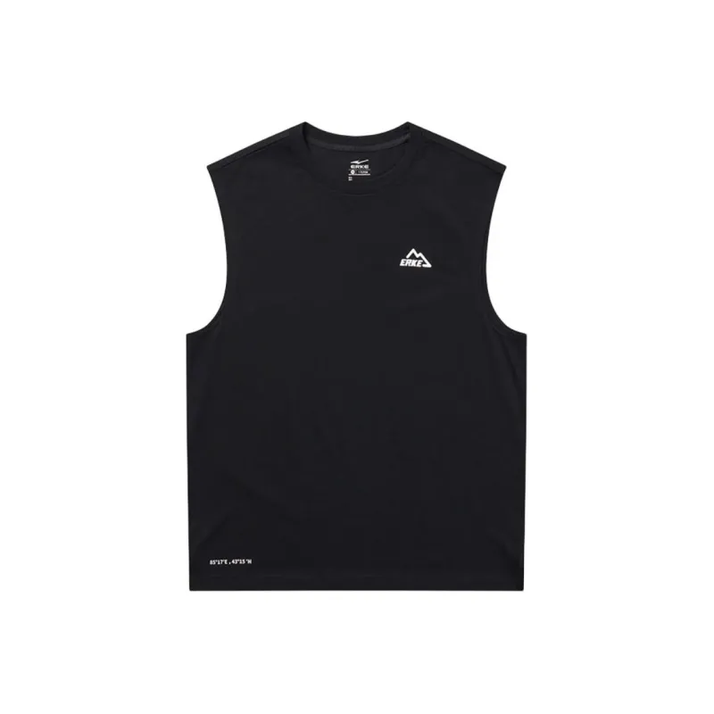 Erke Tank Tops Men Jet Black-0