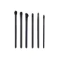 Midnight Black 6 Pcs Makeup Brush Clothing Sets
