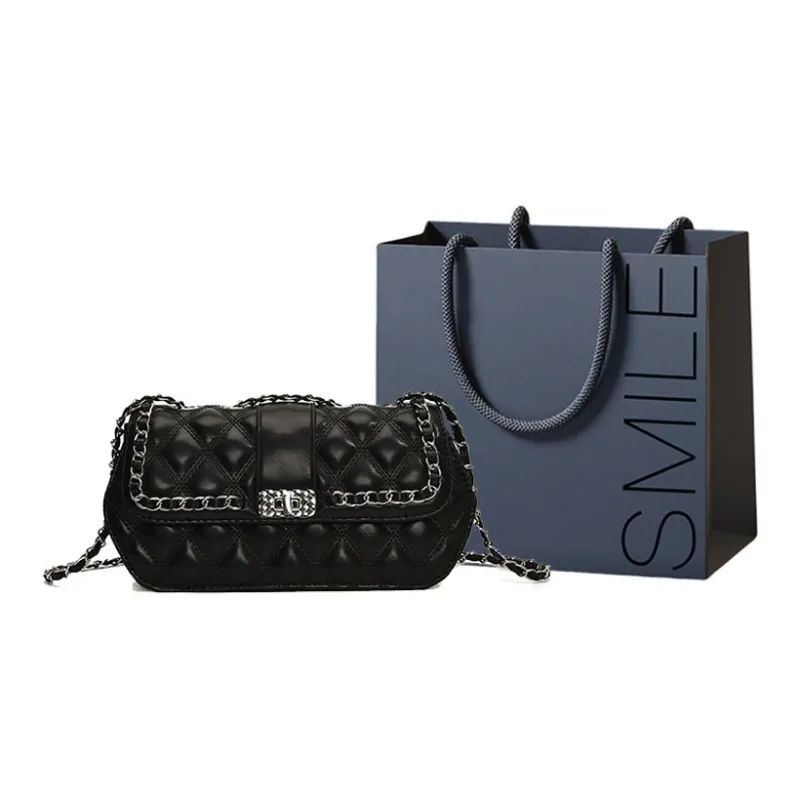 SWIMADE PU Shoulder Bag Women's Ecru/Silver/Black/Coffee-14