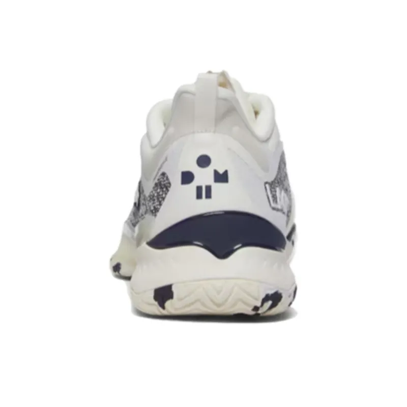 LACOSTE Abrasion Resistant Low Top Tennis Shoes Men's Ecru-4
