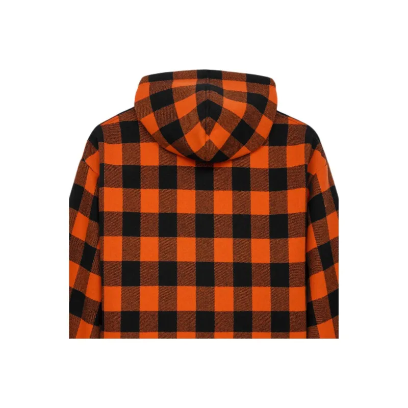 CELINE Windbreaker In Check Wool-4