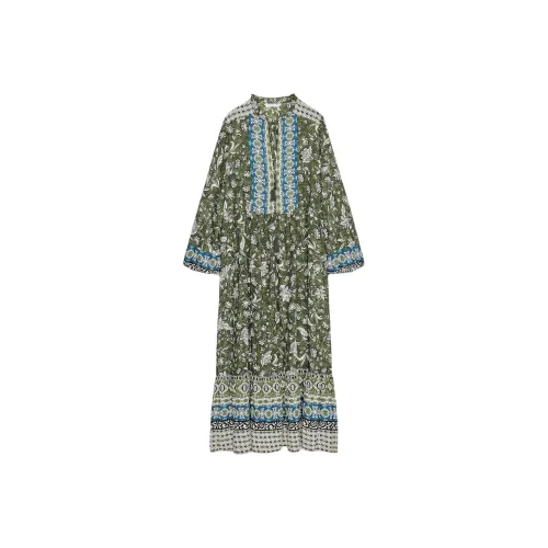 ZARA Long Sleeved Dresses Women's Multicolor
