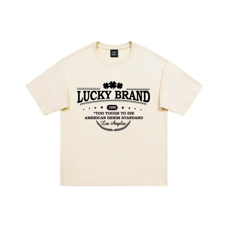 LUCKY BRAND Short Sleeved T Shirts Unisex-5