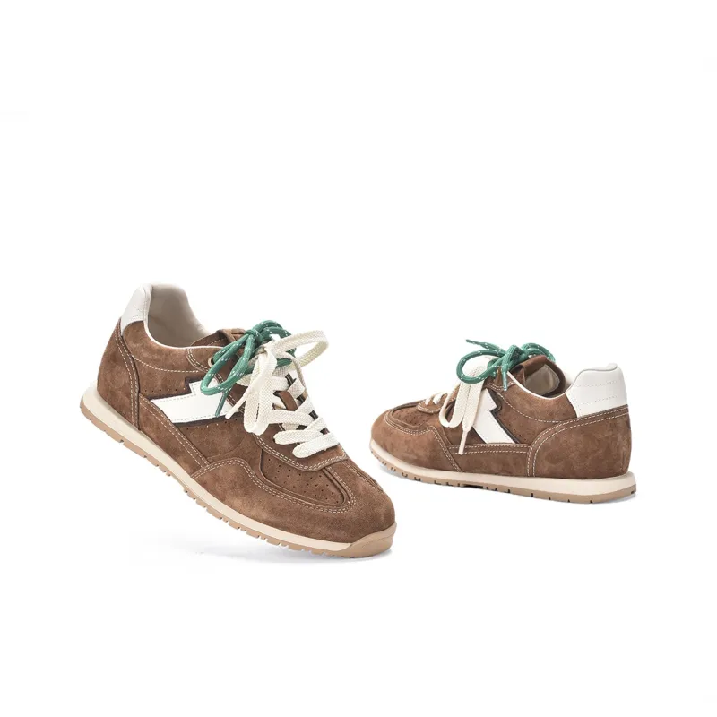 15 MINS Height Increasing Low-Top Skateboard Shoes Women's-16