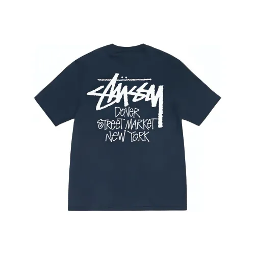 Stussy x DSM T Shirt Unisex Marine Blue