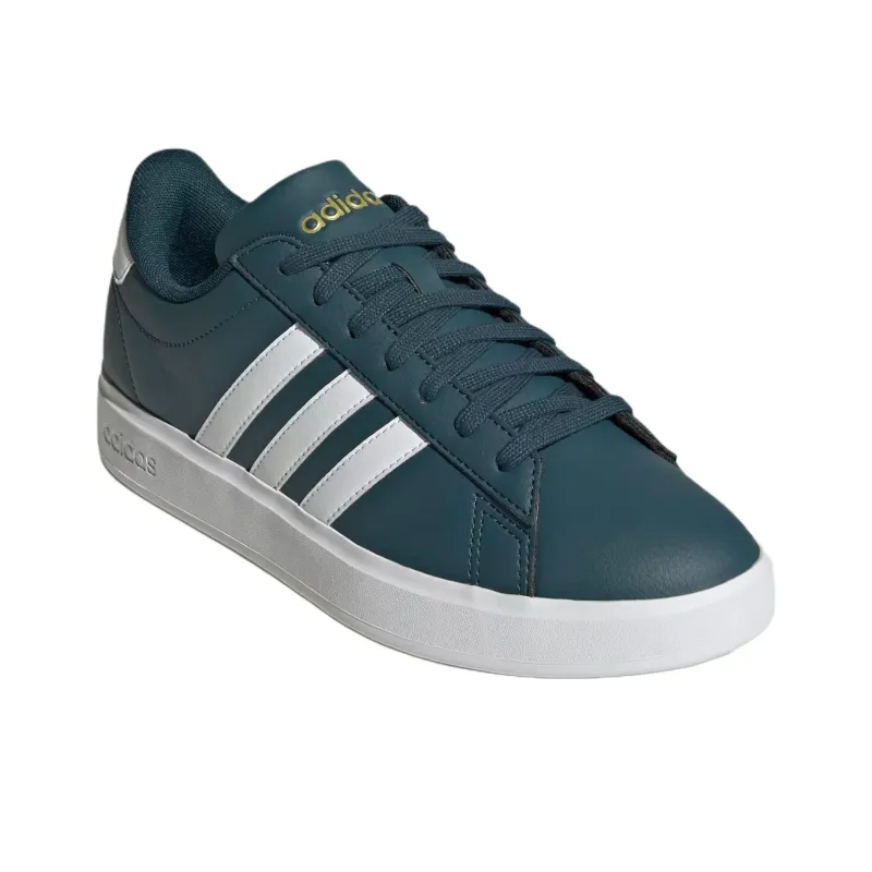 Adidas Grand Court 2.0 Arctic Night Cloud White Gold Metallic Women's-2