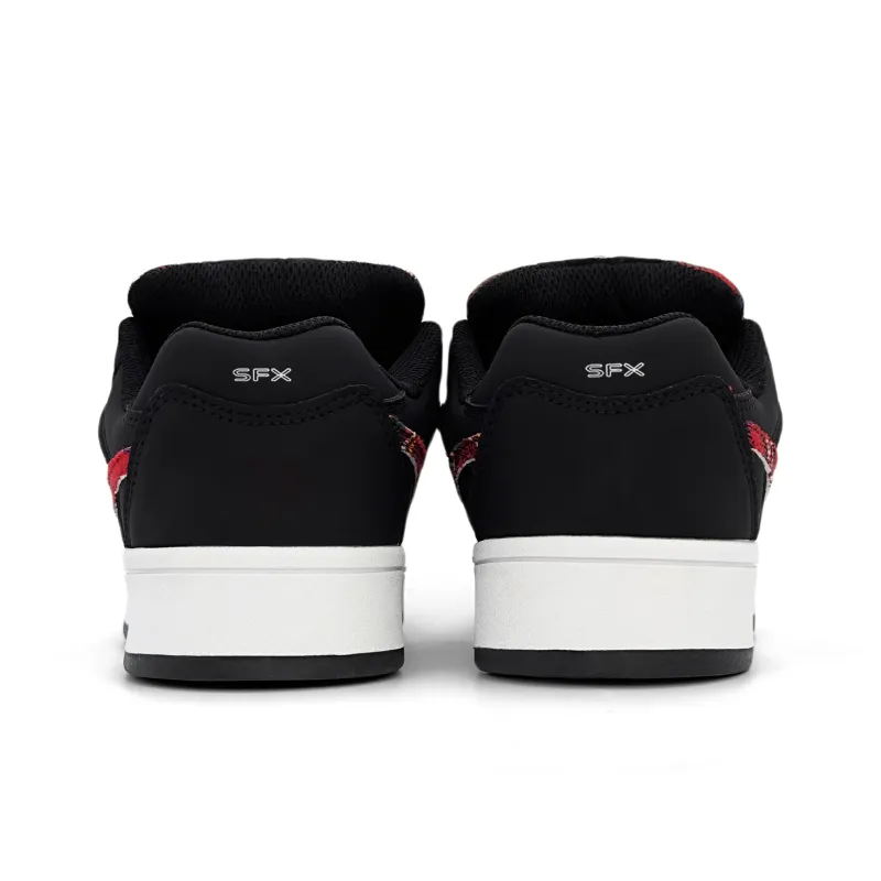 FULLXUAN Low Top Skateboard Shoes Women's Black Multicolor-5