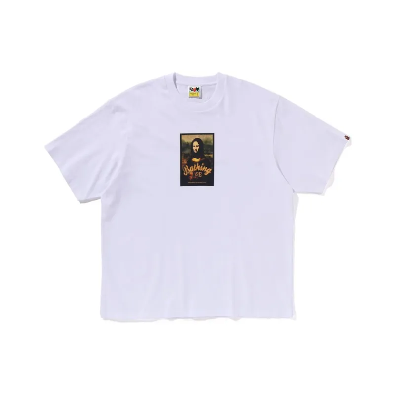 A BATHING APE Art Print Relaxed Fit Tee-4