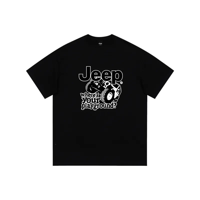 Jeep Drop Shoulder Sleeve T-Shirt Unisex-0