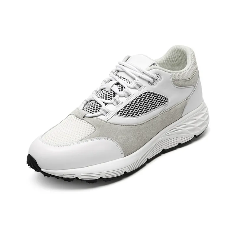 He Jinchang Low Top Casual Shoes Men's Cloud White-2
