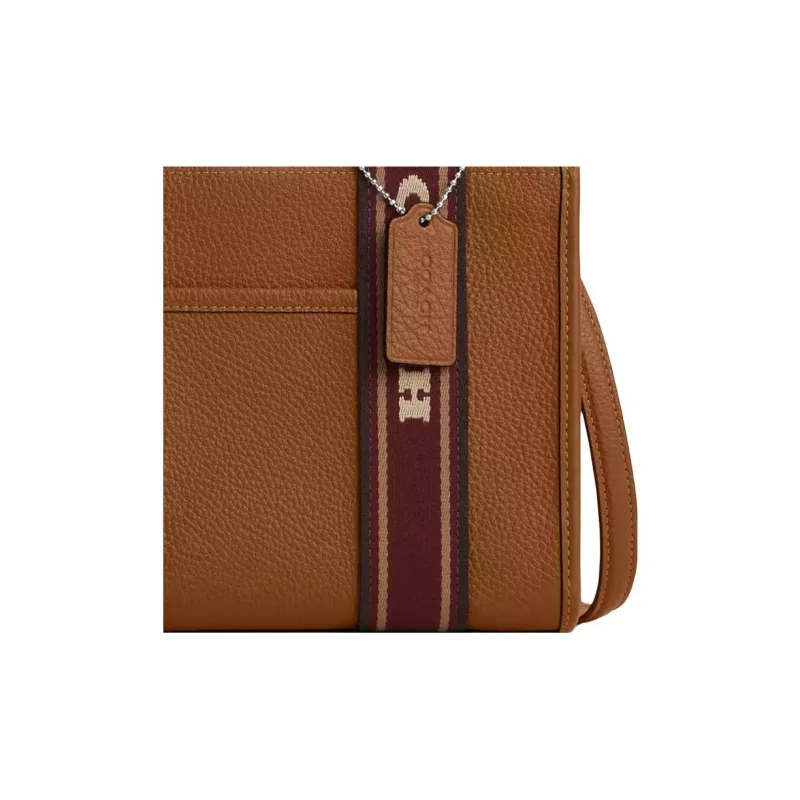 COACH Smith Leather Tote Bag, Shopping Bag, Shoulder Bag, Crossbody Bag, Handbag Regular Women's Brown-5