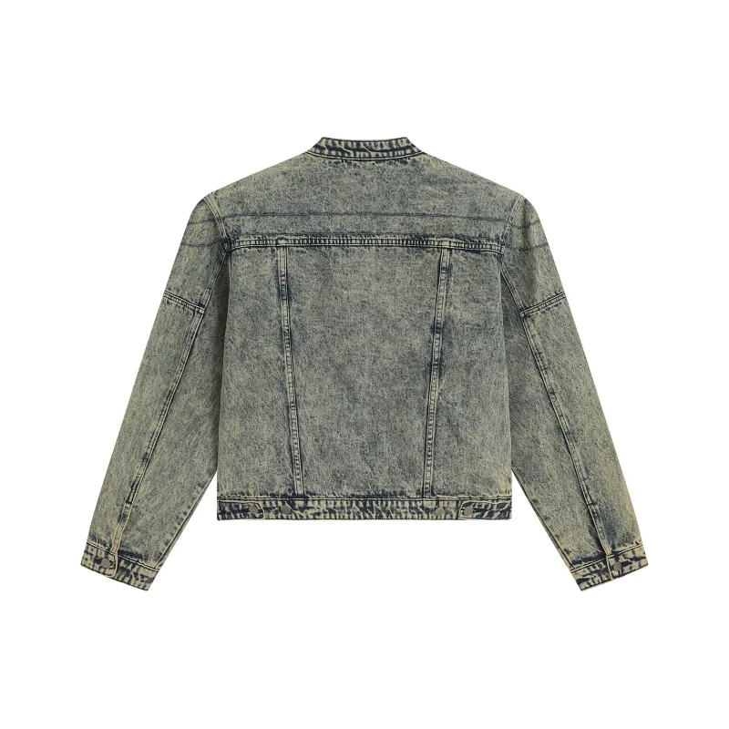 WARNING LIGHT Denim Jacket Unisex-1