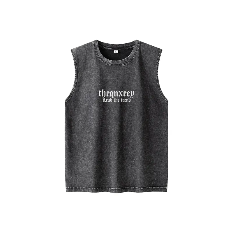 Qnxeey Tank Tops Unisex-1