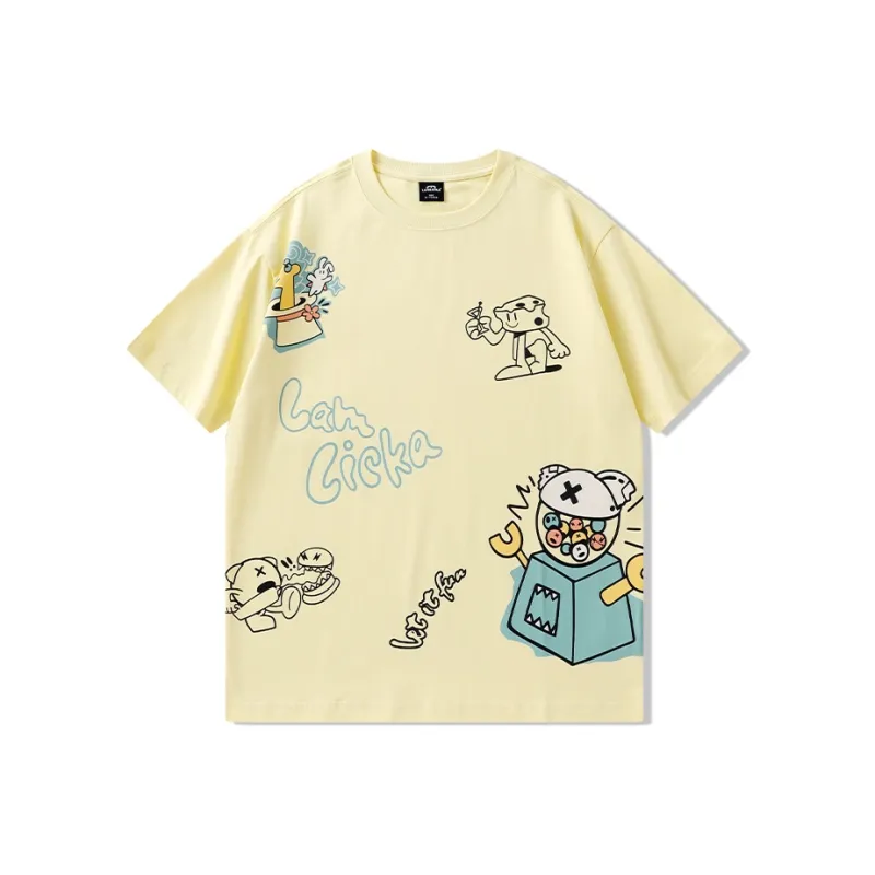 LAMLICKA x AIDEMENG LIANMINGKUAN SS24 T Shirt Unisex-6