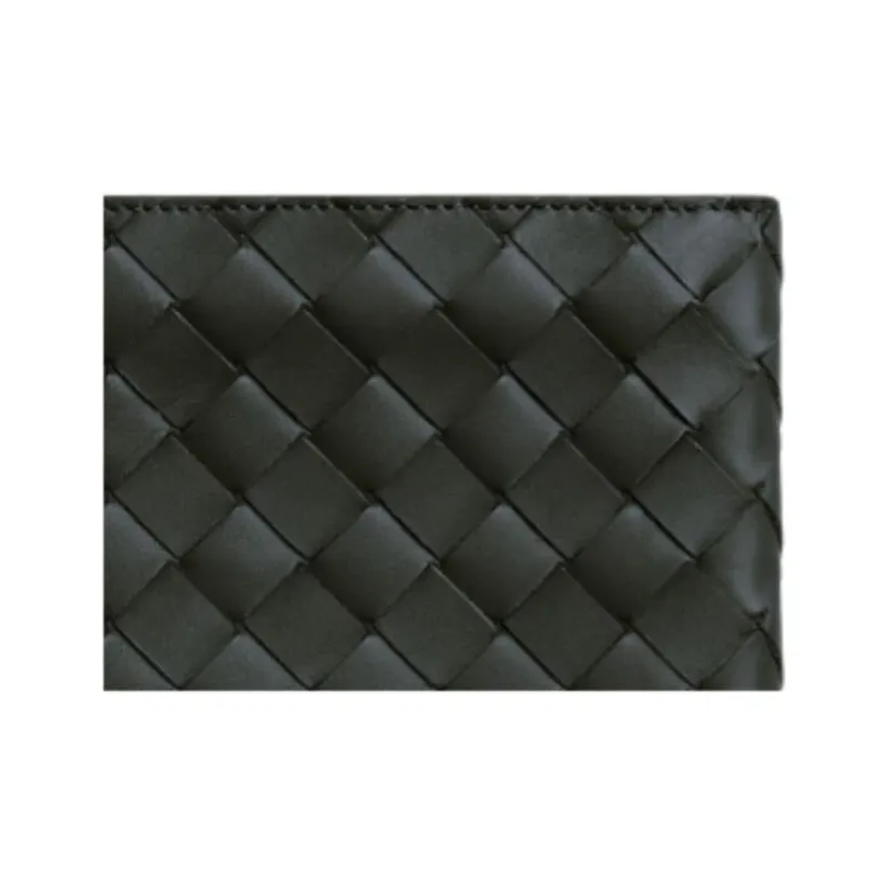 Bottega Veneta Intrecciato Calfskin Clutch Men's Dark Green & Travertine-3