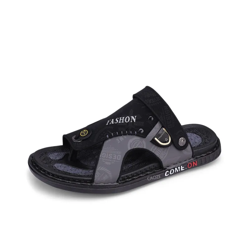Shiozawa Rubber Sole Stitching Abrasion Resistant Flip Flops Men's-0