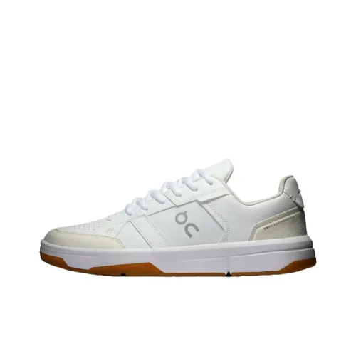 On The Roger Clubhouse Anti Slip Wear Resistant Low Top Skateboard Shoes Men's White