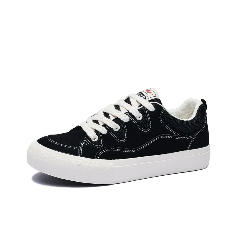 ΛOLUNKΛ Slip Resistant, Lightweight, And Breathable Low Top Skateboard Shoes Men's-1
