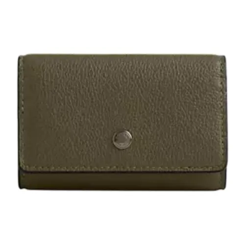 COACH Key Case Leather Key Pouch Mini Men's Green