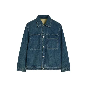 JIL SANDER SS25 Denim Jacket Men's Blue
