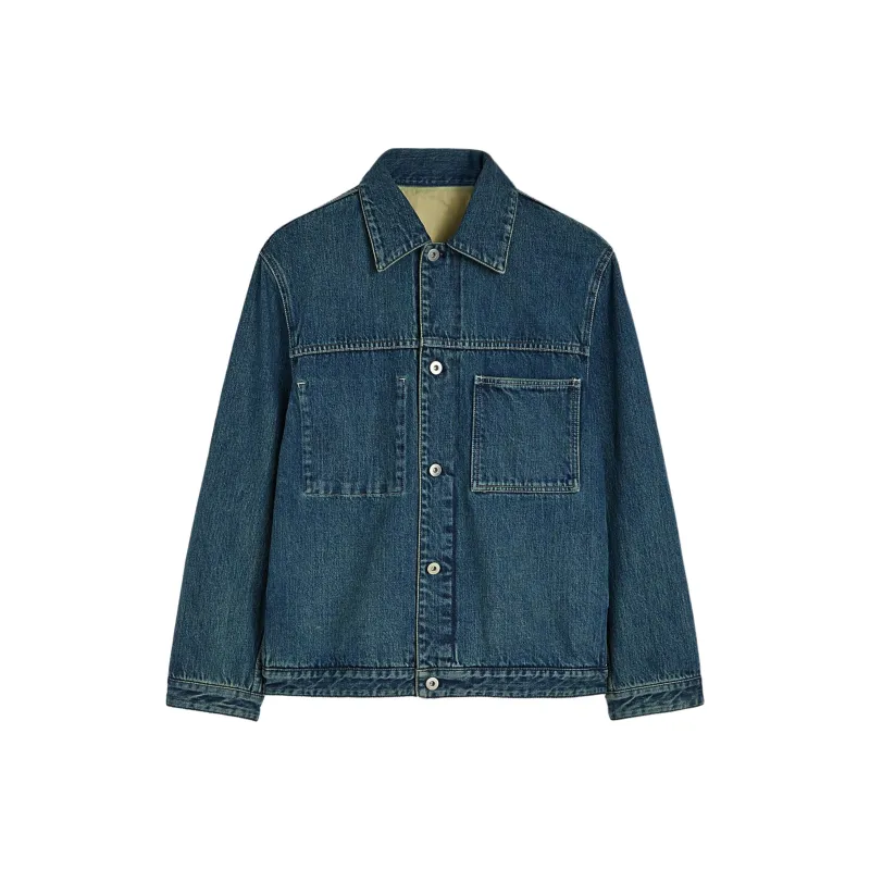 JIL SANDER Washed Denim Jacket-0