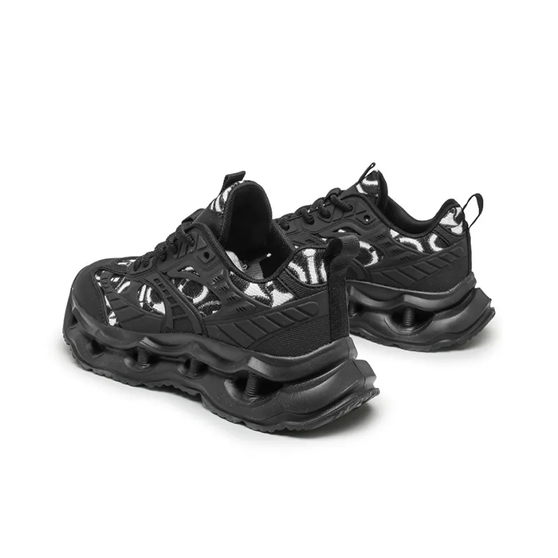 PNKE Slip Resistant, Abrasion Resistant, Breathable, Lightweight, Height Increasing Low Top Chunky Sneakers Men's-12