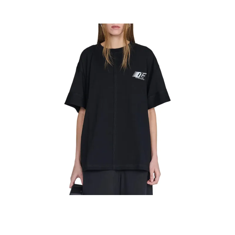 DION LEE SS24 DLE TSHIRT T Shirt Unisex Black-0