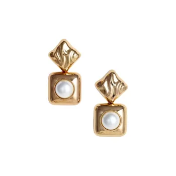Self portrait Pearl Tiered Earrings