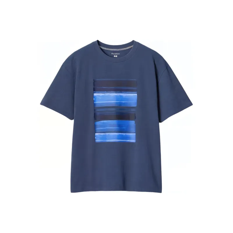 UNIQLO Jw Anderson Co Branded Series T Shirt Men's Dark Blue-0