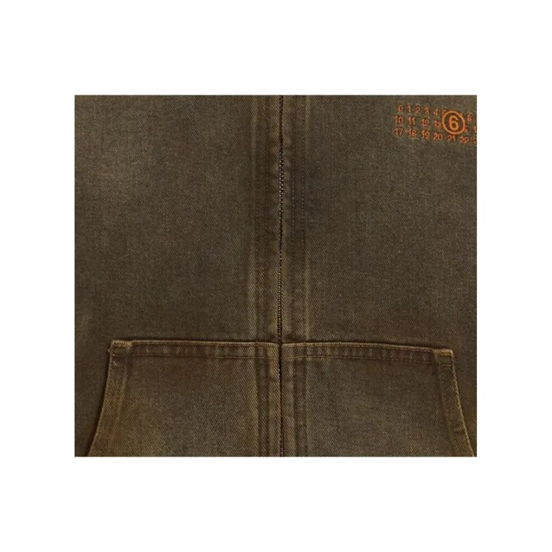MM6 Maison Margiela Zip Up Hooded Jacket-4