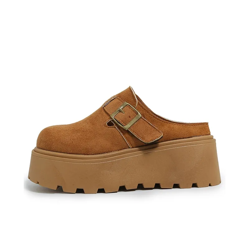 BBMTR Loafers Women's Khaki Chestnut-5