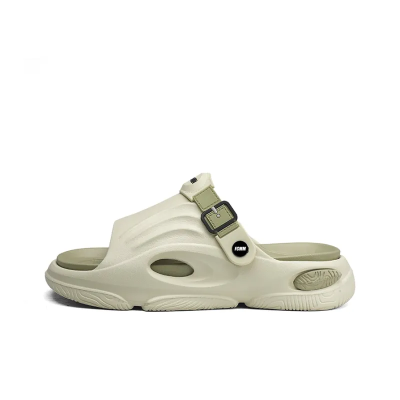FCMM Beach Sandals Men Brown/Green/White-0