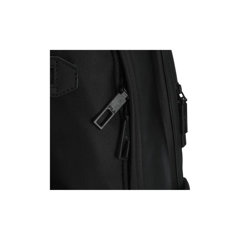 FILA WHITE Fabric Backpack Men's Black-6