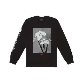 Vans BROKEN ORCHID T-Shirt Men's Black