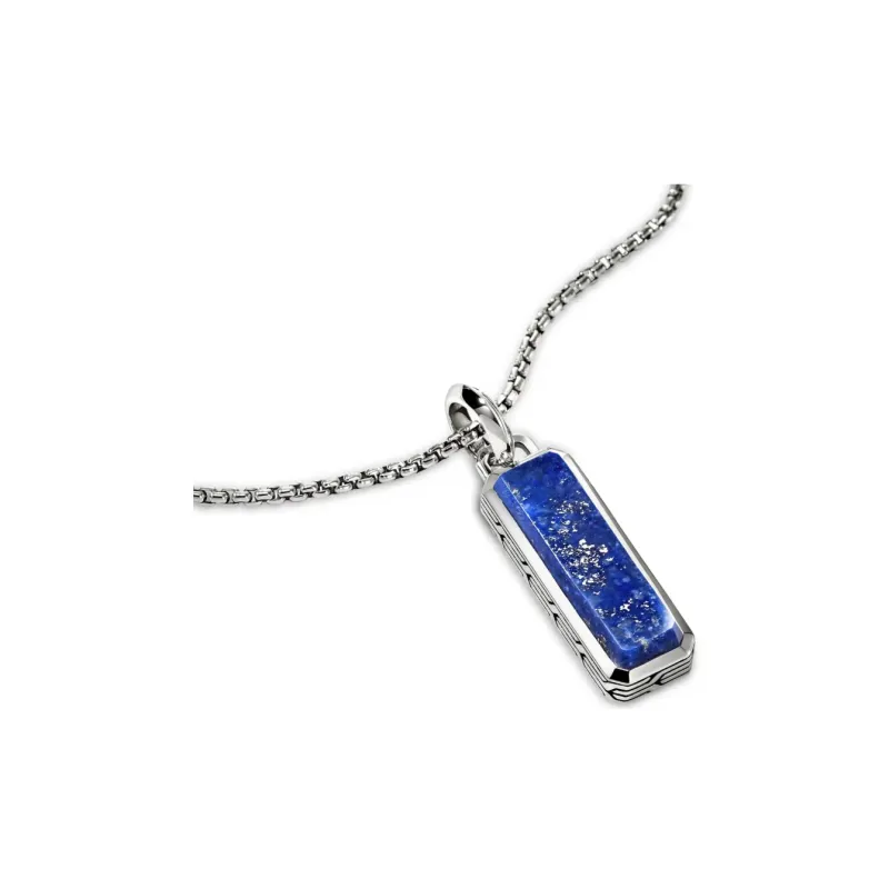John Hardy Lapis Lazuli Pendant Necklace-1