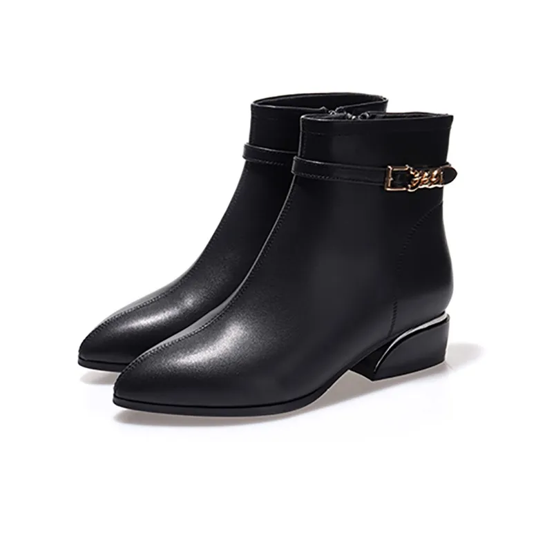Devanro Ankle Boots Women's Black-1