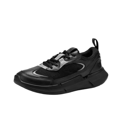 Ecco Walking 2.2 Abrasion Resistant Low Top Running Shoes Men's Black