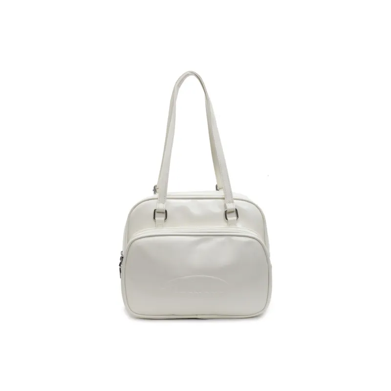 Yalu PU Backpack Shoulder Bag Regular Women's White/Black/Blue/Pink-0