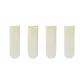 [4 Pack·Refreshing Breathable]4 Pairs of Milk White