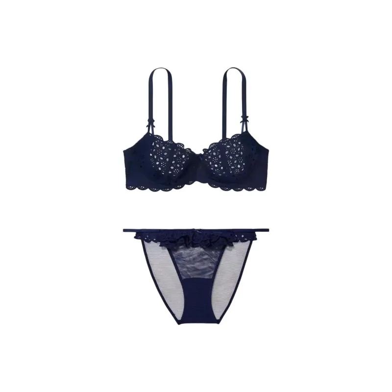 Victoria's Secret Underwear Set Women's Marine Blue-0