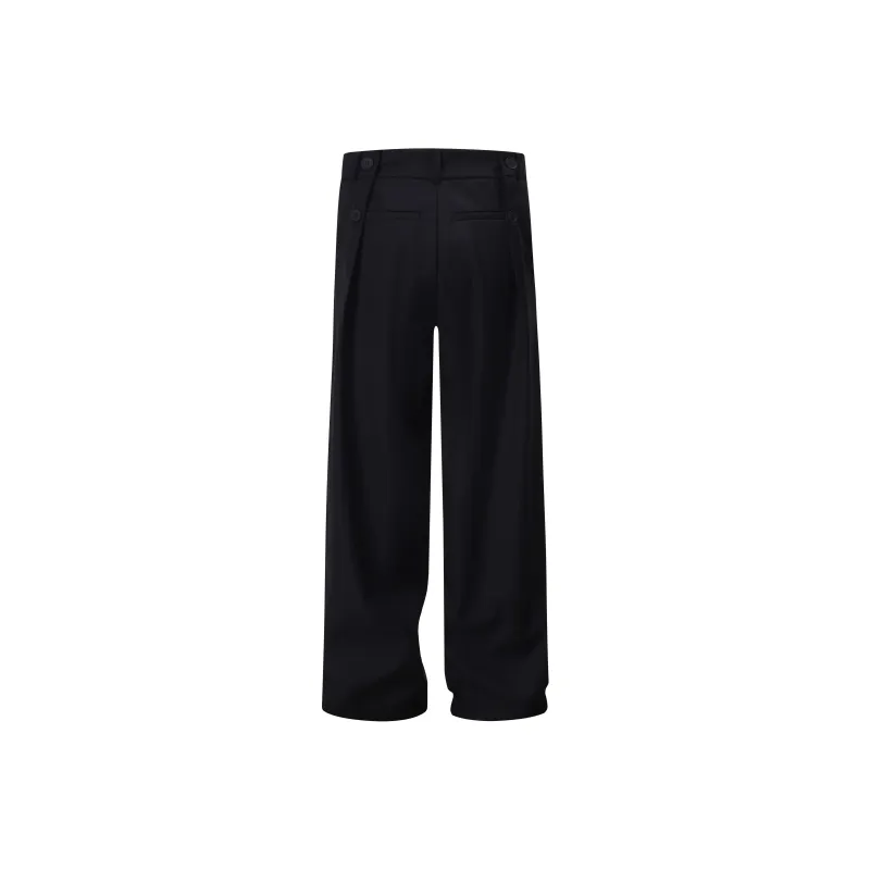 VINMUK Suit Trouser Unisex Black-1