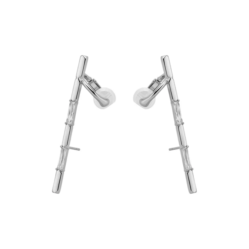 BOONEE ALUS 925 Silver Needles Clip On Earrings Women's-4