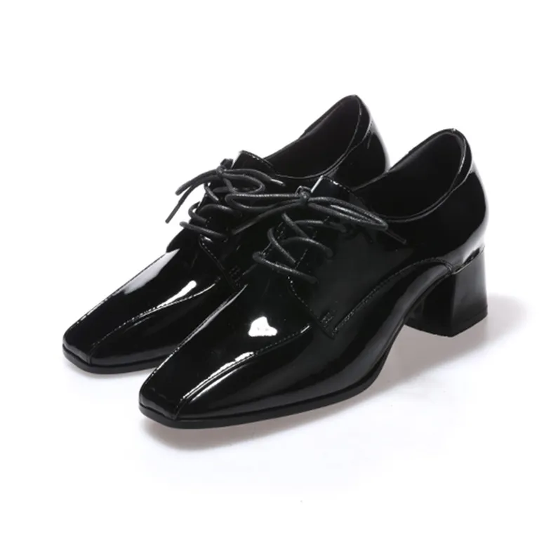 Devanro Chunky Heel High Heels 5.0cm Women's-0