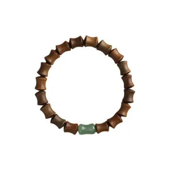 Three Inches Of Daylight Green Sandalwood Bracelets Unisex