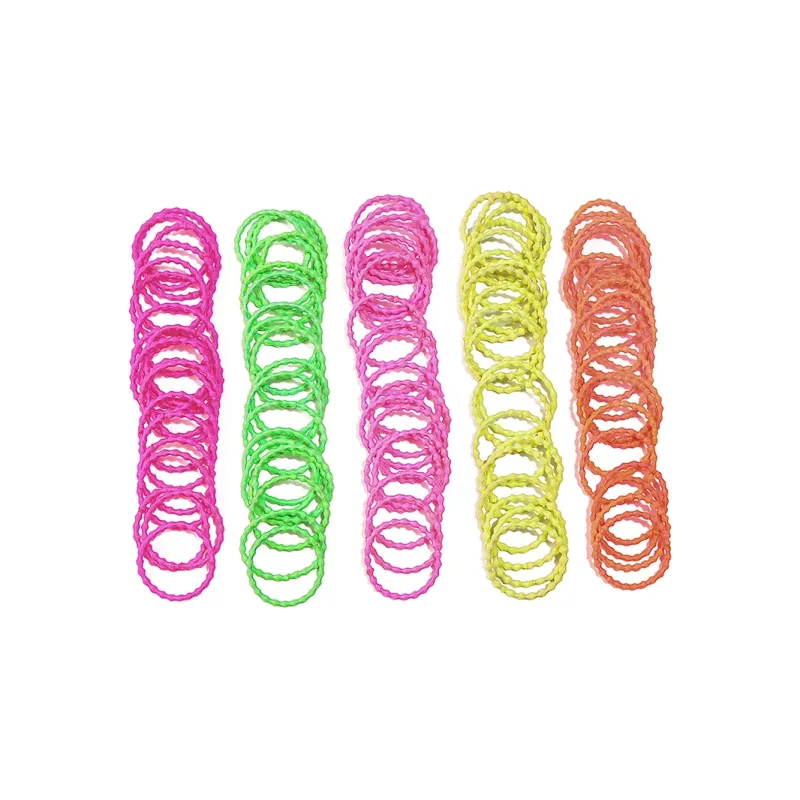 ROYALSASA Rubber Band Iron Box Hair Tie Kids'-10