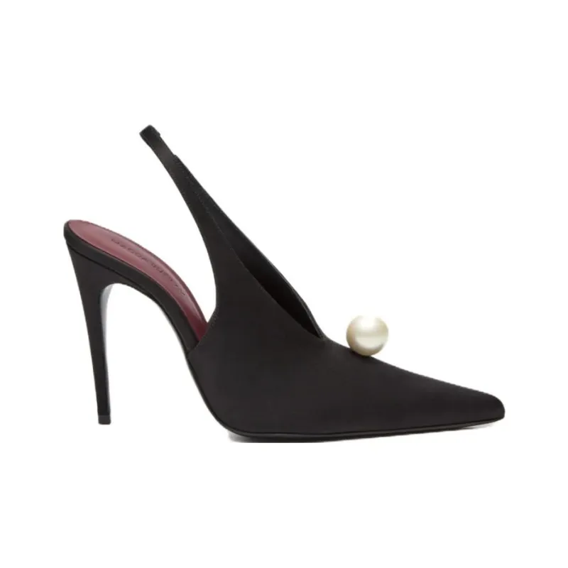 MAGDA BUTRYM Slim Heel High Heels 10.5cm Women's Black-1
