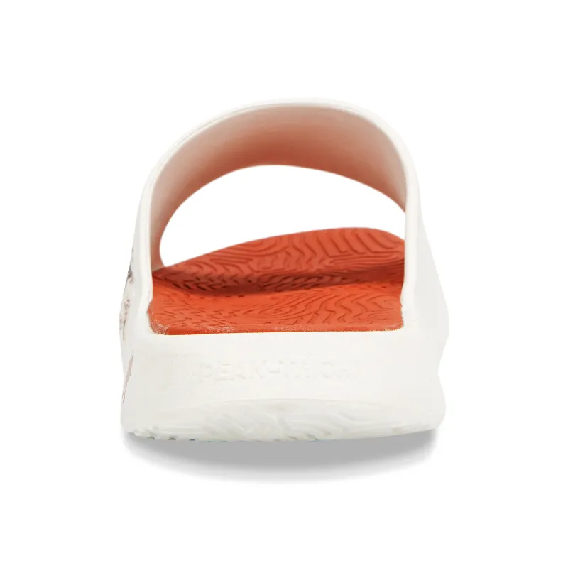 PEAK State Pole Guochuang Slippers Slip Resistant Odor Resistant Abrasion Resistant Slide Slippers Men's White Red-3
