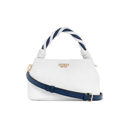 GUESS Artificial Leather One Shoulder Handbags Women's White