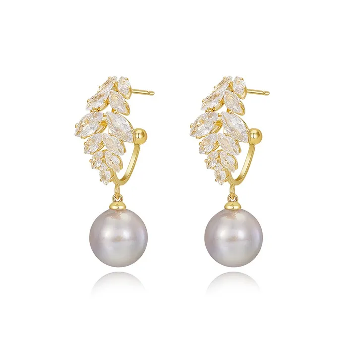MCK 925 Silver Needles Earrings Women's-0